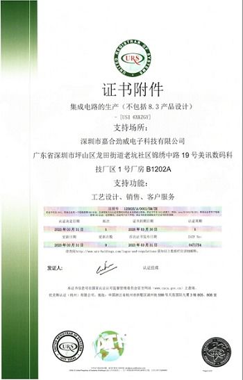 嘉合勁威工廠通過(guò)iatf16949車(chē)規(guī)產(chǎn)品質(zhì)量管理體系認(rèn)證